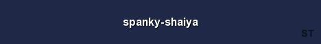 spanky shaiya Server Banner