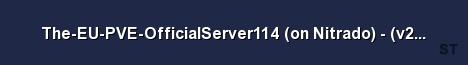 The EU PVE OfficialServer114 on Nitrado v276 12 Server Banner