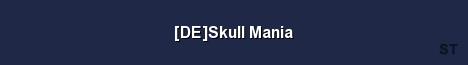 DE Skull Mania Server Banner