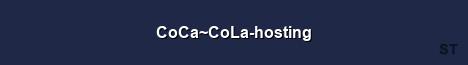 CoCa CoLa hosting Server Banner