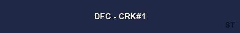 DFC CRK 1 Server Banner