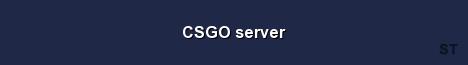 CSGO server Server Banner