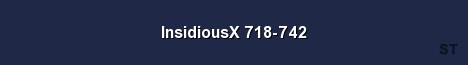InsidiousX 718 742 Server Banner