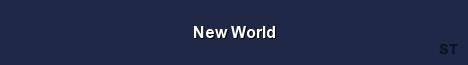 New World Server Banner