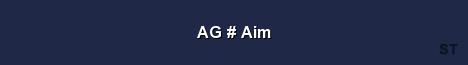 AG Aim Server Banner