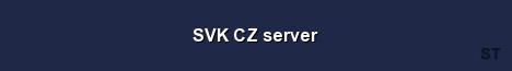SVK CZ server Server Banner