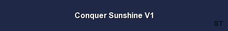 Conquer Sunshine V1 Server Banner