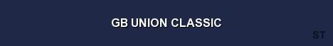 GB UNION CLASSIC Server Banner