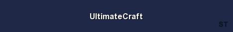 UltimateCraft Server Banner