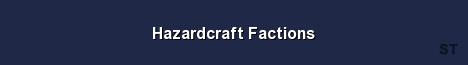 Hazardcraft Factions Server Banner