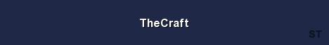 TheCraft Server Banner