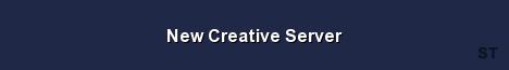 New Creative Server Server Banner