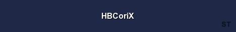 HBCoriX Server Banner