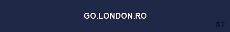GO LONDON RO Server Banner