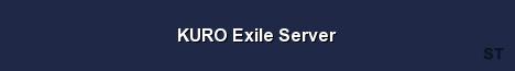 KURO Exile Server Server Banner