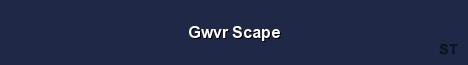 Gwvr Scape Server Banner