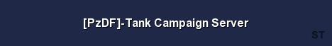 PzDF Tank Campaign Server Server Banner