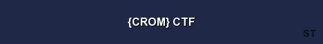 CROM CTF Server Banner