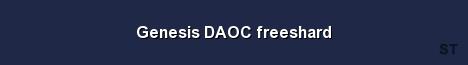 Genesis DAOC freeshard Server Banner