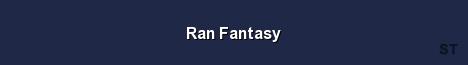 Ran Fantasy Server Banner