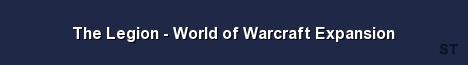 The Legion World of Warcraft Expansion Server Banner