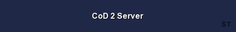 CoD 2 Server Server Banner