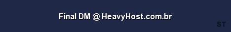 Final DM HeavyHost com br Server Banner