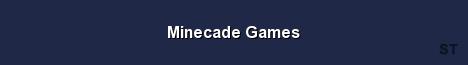 Minecade Games Server Banner