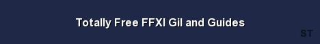 Totally Free FFXI Gil and Guides Server Banner