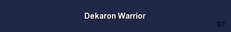 Dekaron Warrior Server Banner