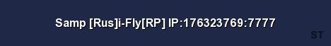 Samp Rus i Fly RP IP 176323769 7777 Server Banner