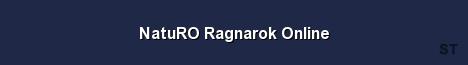 NatuRO Ragnarok Online Server Banner