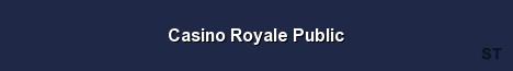 Casino Royale Public Server Banner