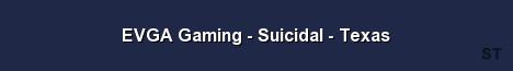 EVGA Gaming Suicidal Texas Server Banner