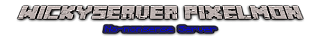 WickyServer Pixelmon Server Banner