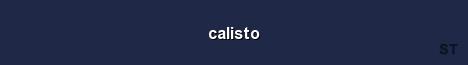 calisto Server Banner