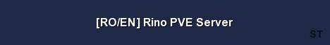 RO EN Rino PVE Server 