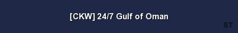 CKW 24 7 Gulf of Oman Server Banner