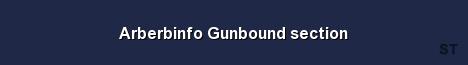 Arberbinfo Gunbound section Server Banner