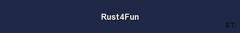 Rust4Fun Server Banner