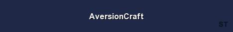 AversionCraft Server Banner