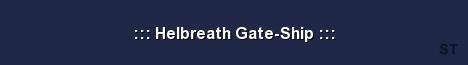 Helbreath Gate Ship Server Banner