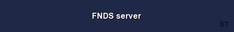 FNDS server 