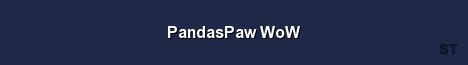 PandasPaw WoW Server Banner
