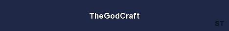 TheGodCraft Server Banner