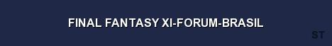 FINAL FANTASY XI FORUM BRASIL Server Banner