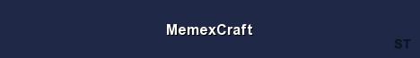 MemexCraft Server Banner