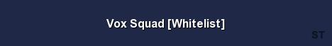 Vox Squad Whitelist Server Banner