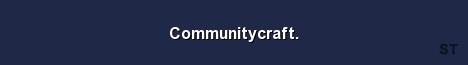Communitycraft Server Banner