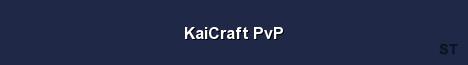 KaiCraft PvP Server Banner